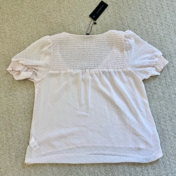 Dynamite Pink short sleeve blouse - Picture 2 of 2